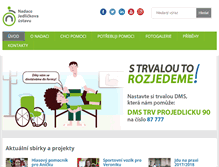 Tablet Screenshot of nadaceju.cz